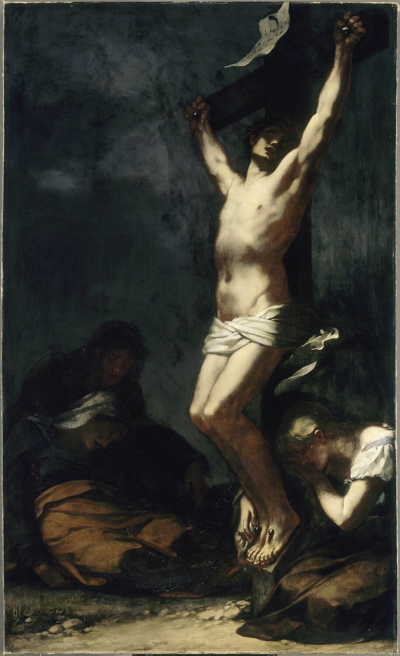 The Crucifixion (Le Christ sur la Croix) oil painting on canvas by Pierre-Paul Prud'hon 1822