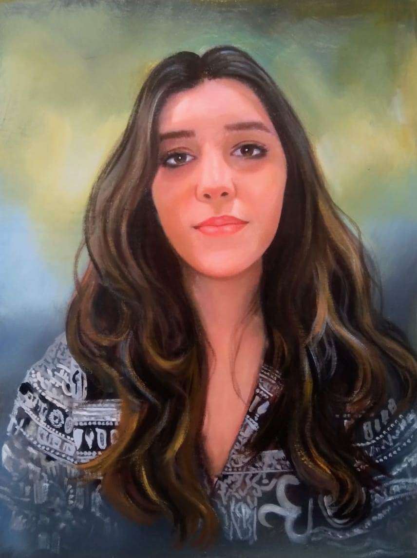 portrait painting, oil painting portrait, painting of a photo, oil painter, gifts for her, artist