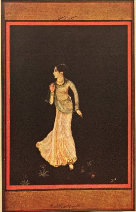 abhisarika water color painting by Abanindranath Tagore,  Abanindranath Tagore early paintings, 