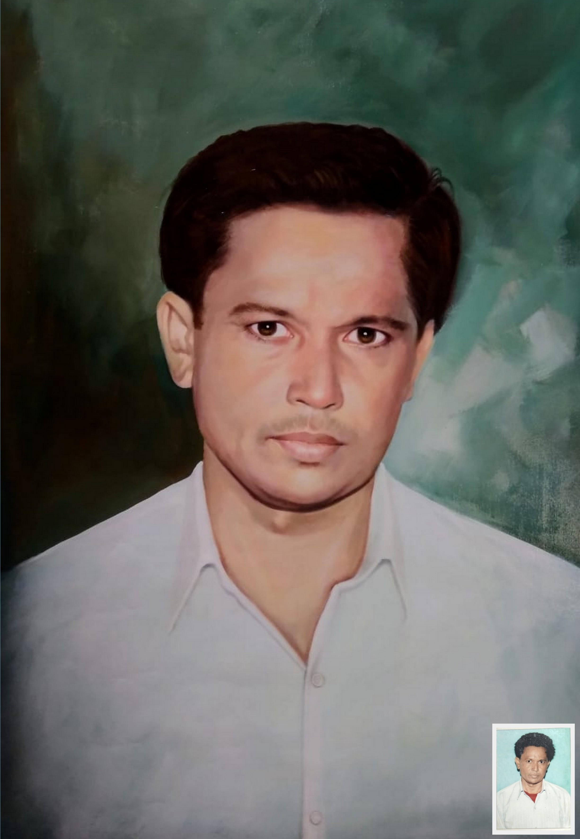 old photo to painting, painting from photo, memorial oil painting, oil portrait memorial painting, 