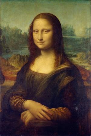 Monalisa by Leonardo da Vinci, wikicommons, paintphotorgraphs
