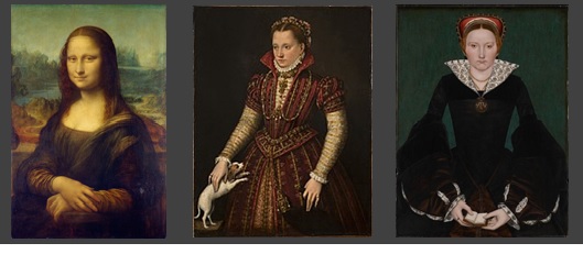 Monalisa and other portraits of Renaissance comparison 