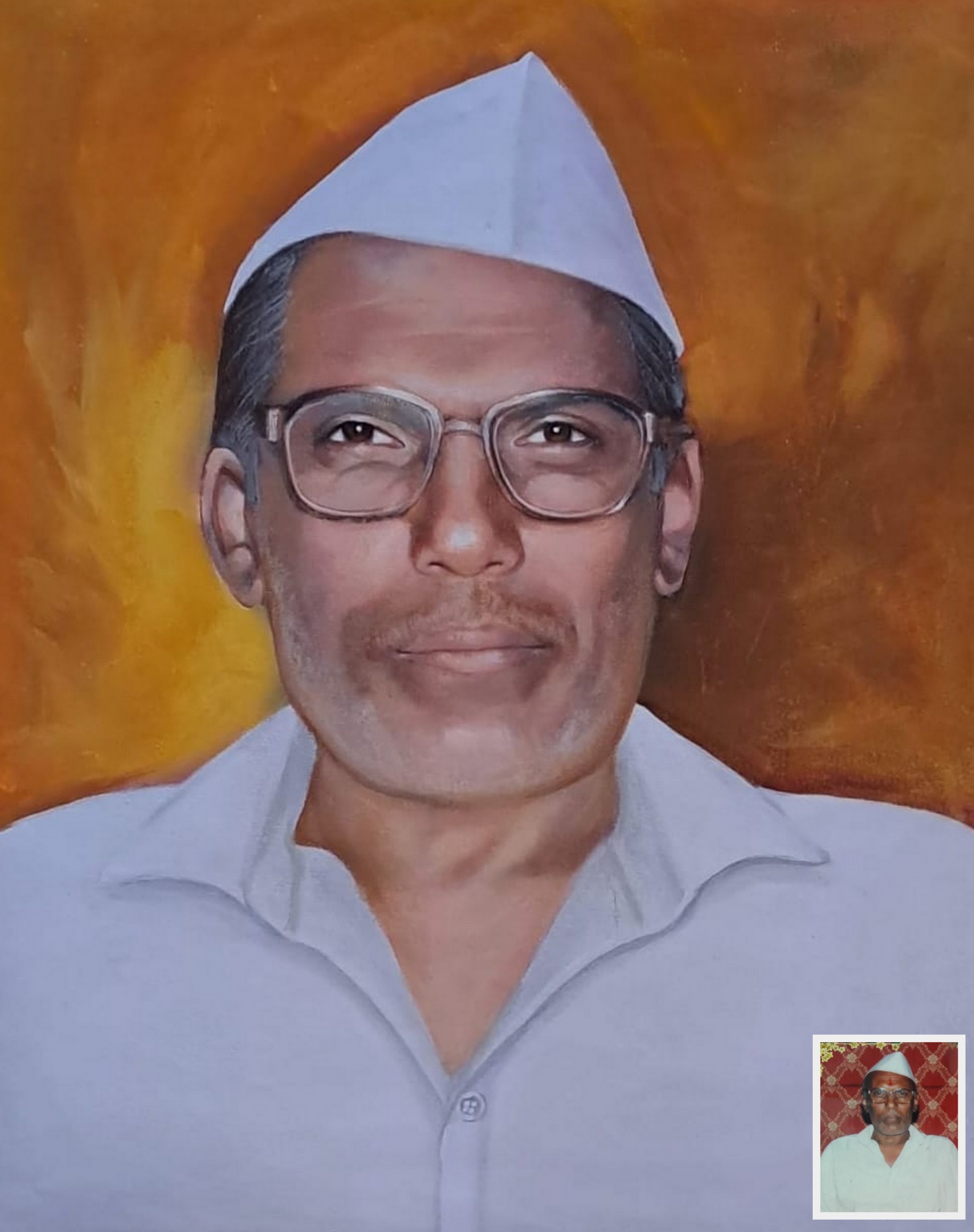 grand father memorial painting, old photo to painting, memorial oil painting from photo,