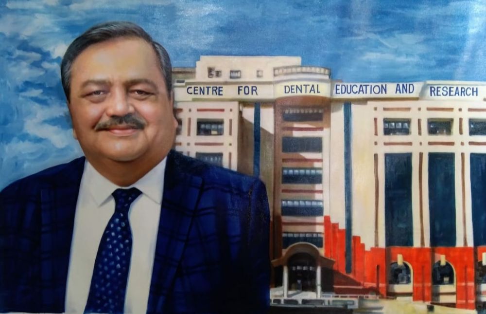 personalised corporate retirement gift oil portrait